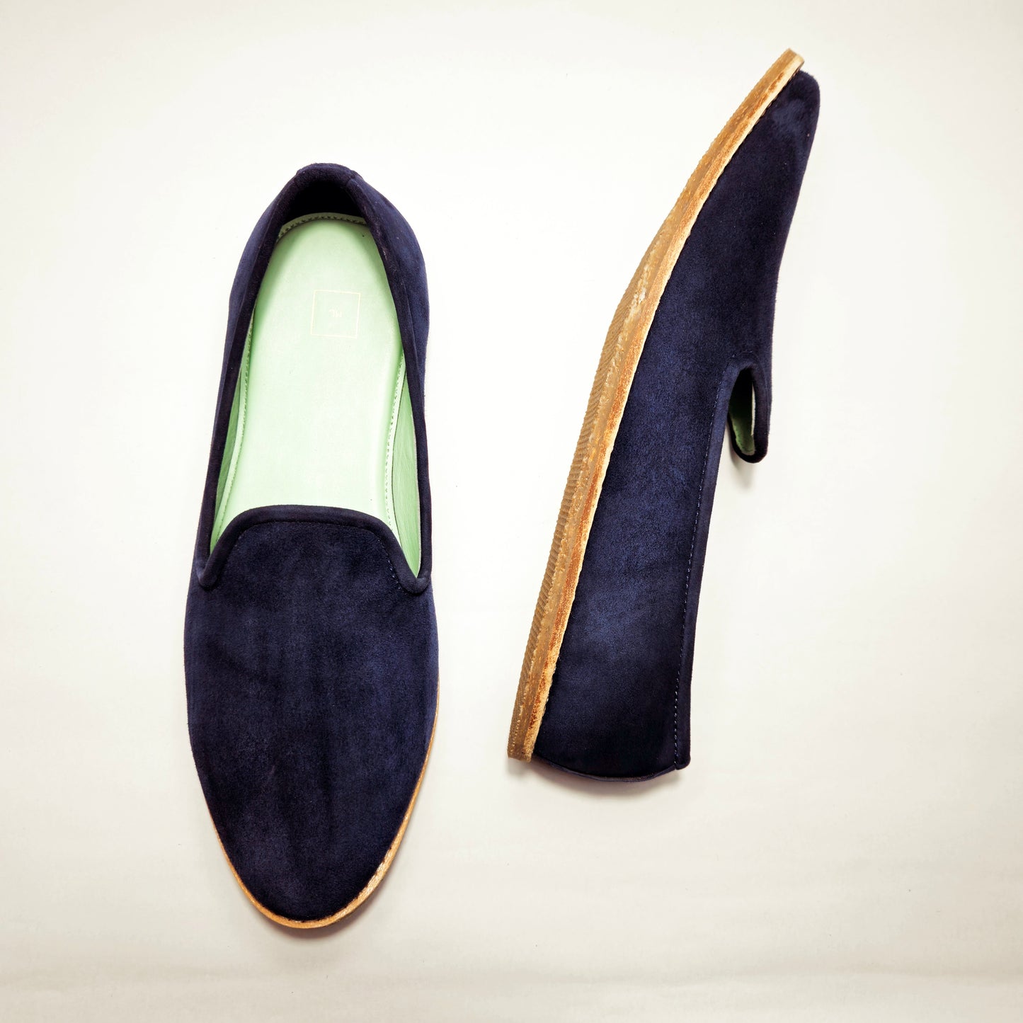 Mens Kiaan Jutti Slip On Midnight Blue K2 Suede