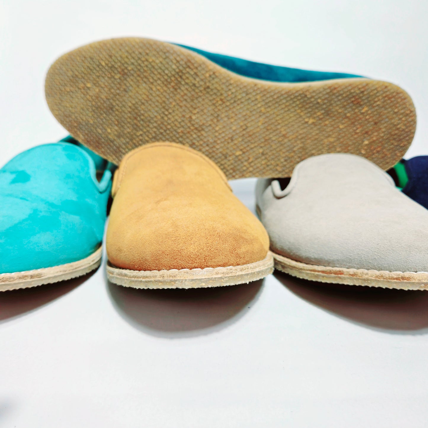 Mens Kiaan Jutti Slip On Off White Clay K2 Suede