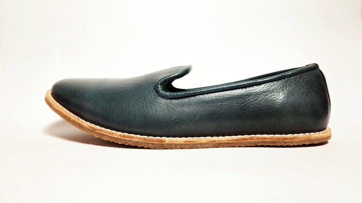 Mumbai Lads Kiaan K1 Deep Emerald Green nappa leather men's jutti slip-on product photo