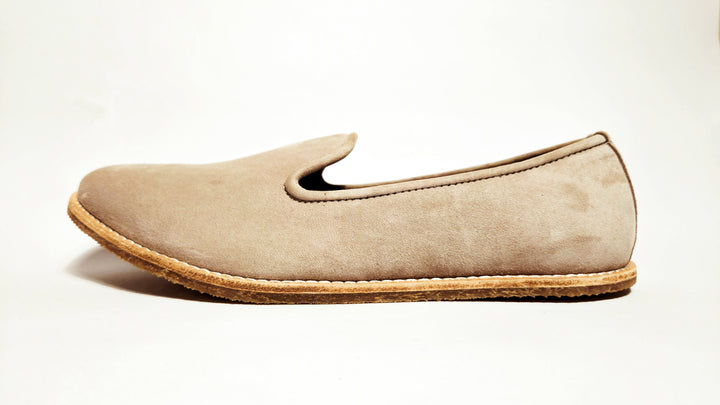 Mumbai Lads Kiaan K1 Off White Clay suede men's jutti slip-on product photo