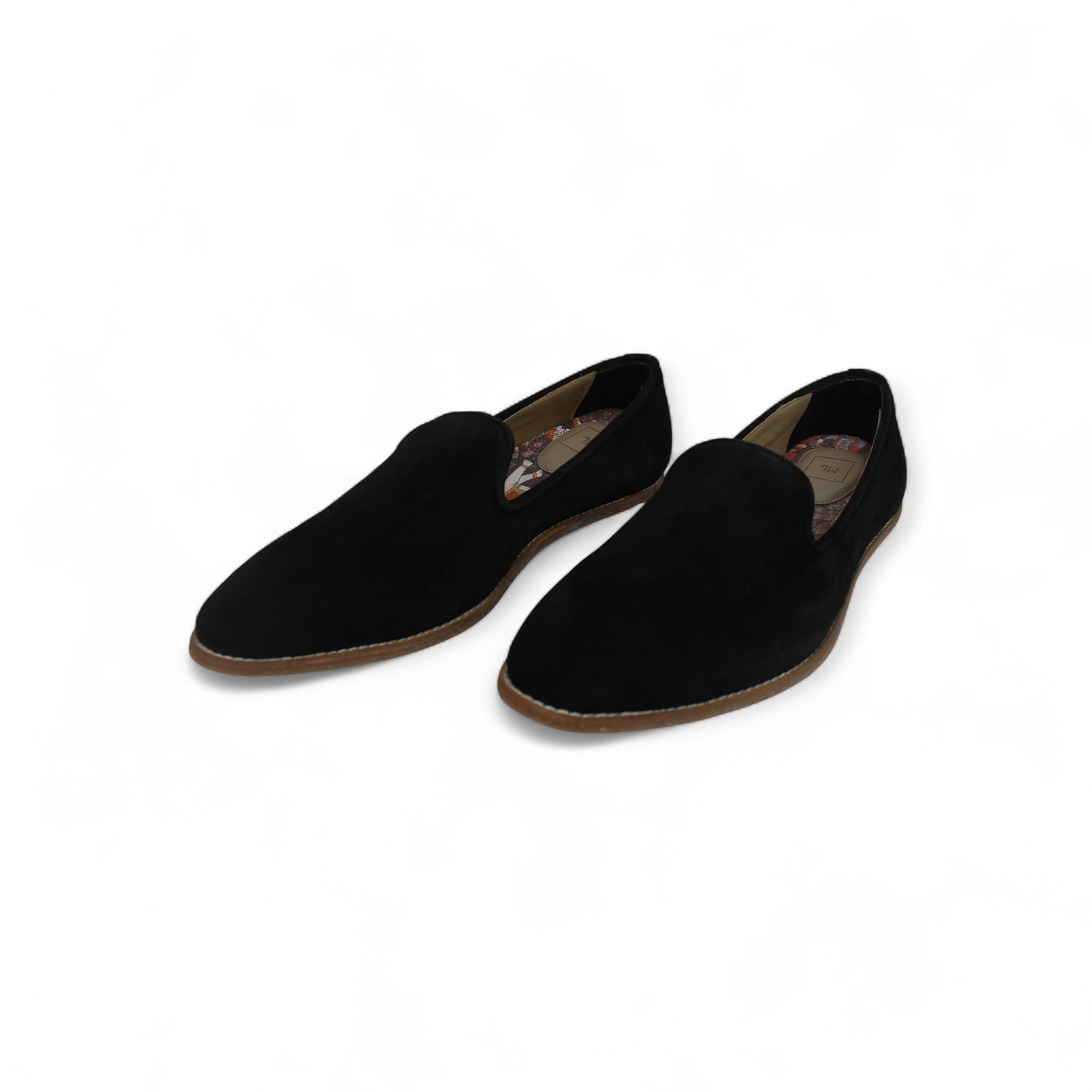 MumbaiLads Mens Kiaan K2 Slip-on Jutti Footwear Black Suede