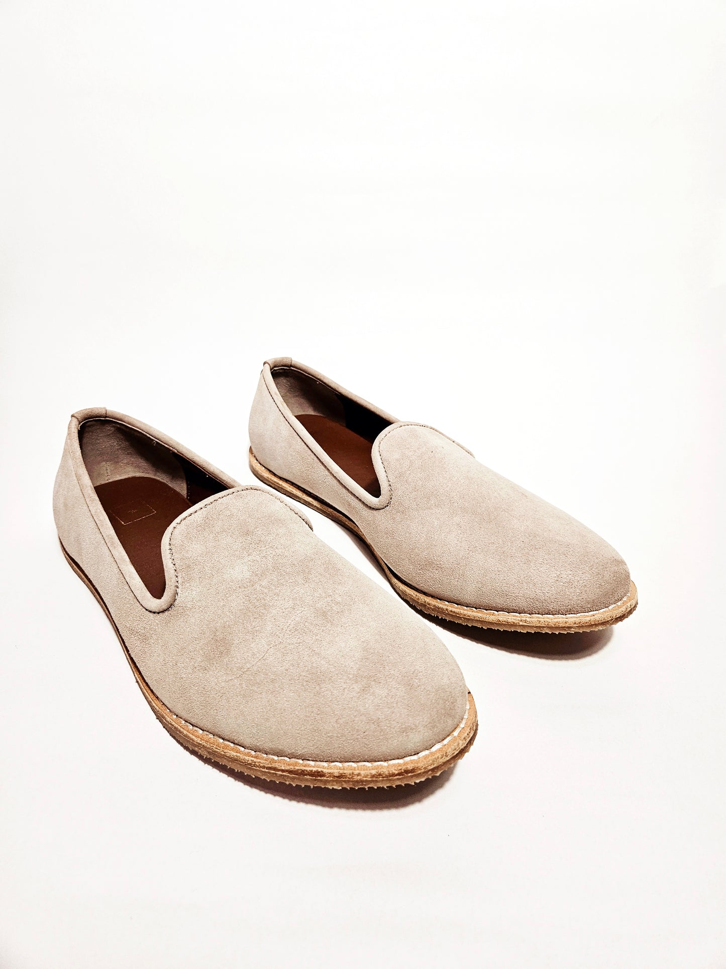 Mens Kiaan Jutti Slip On Off White Clay K2 Suede