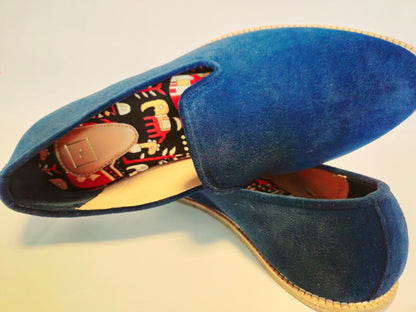 Mens Kiaan Jutti Slip-on Park Lane Blue K3 Velvet