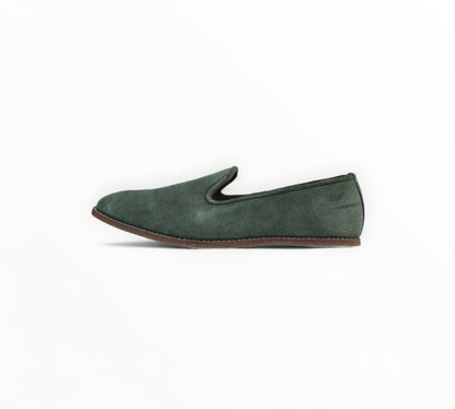 MumbaiLads Mens Kiaan K2 Slip-on Jutti Footwear Green Suede
