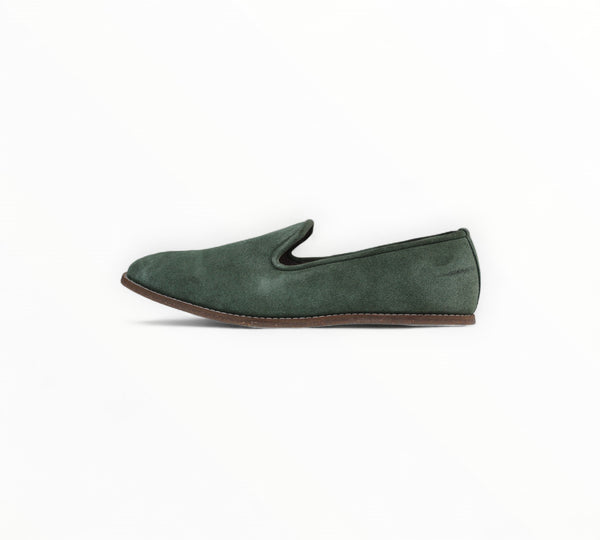 MumbaiLads Mens Kiaan K2 Slip-on Jutti Footwear Green Suede