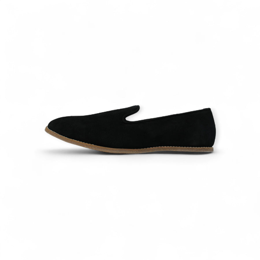 Mumbai Lads Kiaan K2 Suede Jutti Slip-On in Exquisite Black