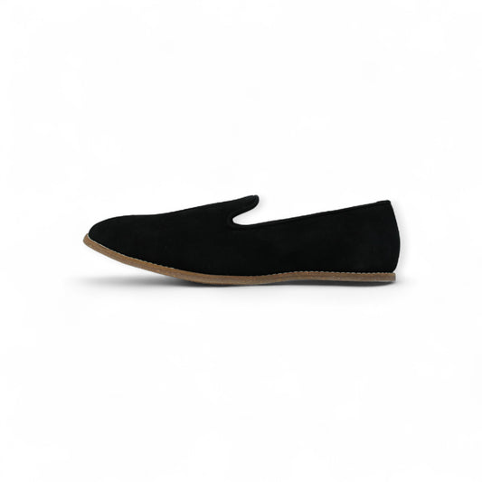 MumbaiLads Mens Kiaan K2 Slip-on Jutti Footwear Black Suede
