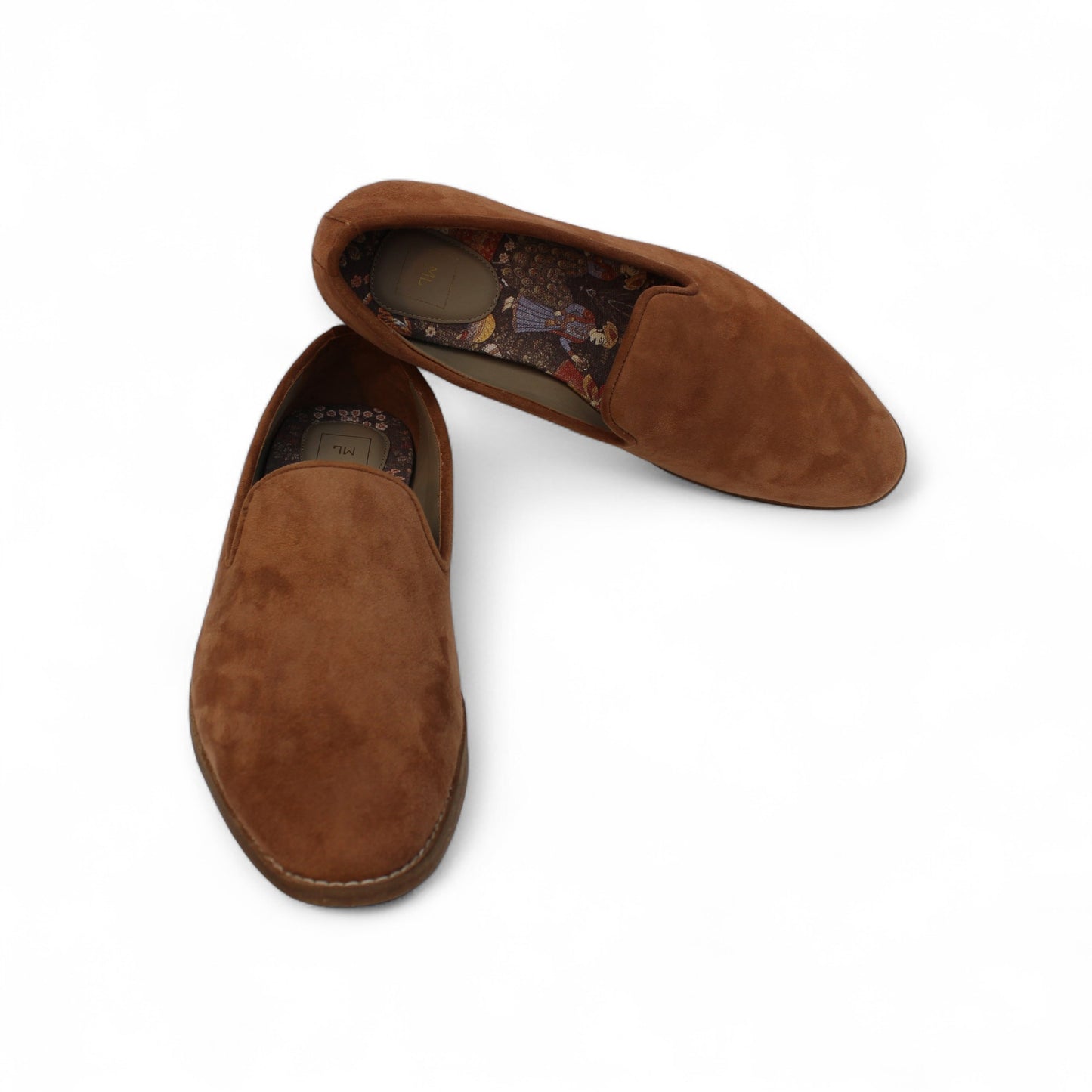 MumbaiLads Mens Kiaan K2 Slip-on Jutti Footwear Brown Sand Suede