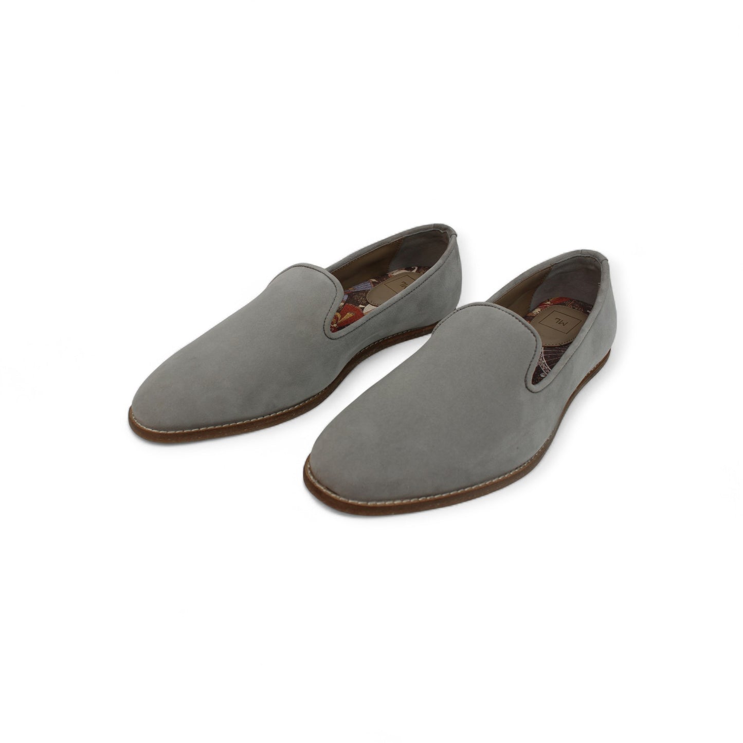 MumbaiLads Mens Kiaan K2 Slip-on Jutti Footwear Grey Suede