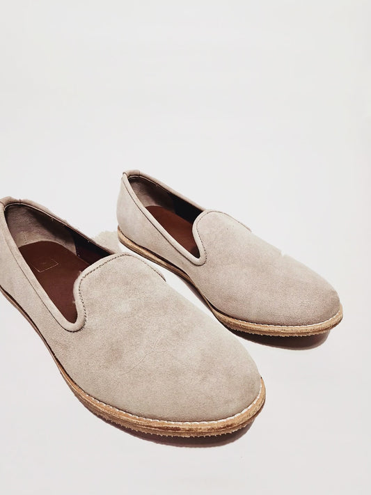 Mens Kiaan Jutti Slip On Off White Clay K2 Suede