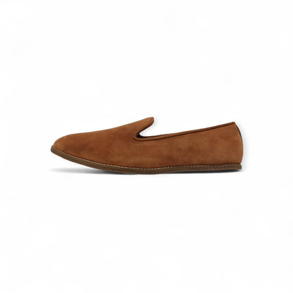 MumbaiLads Mens Kiaan K2 Slip-on Jutti Footwear Brown Sand Suede