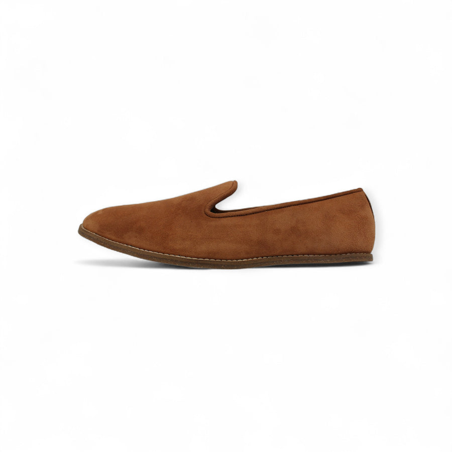 Mumbai Lads Kiaan K2 Suede Jutti Slip-On in Desert Sand